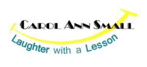 Carol Ann Small - Laughter with a lesson logo